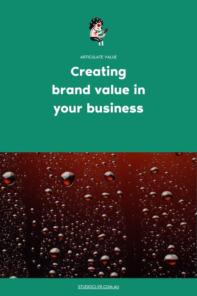 brand value in business bubble photo