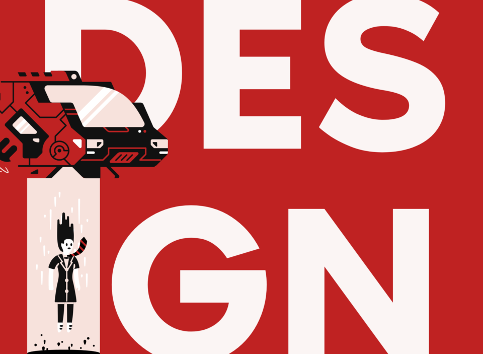 design spaceship red