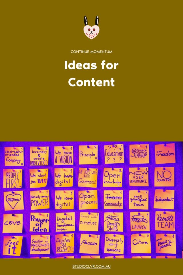 ideas for content